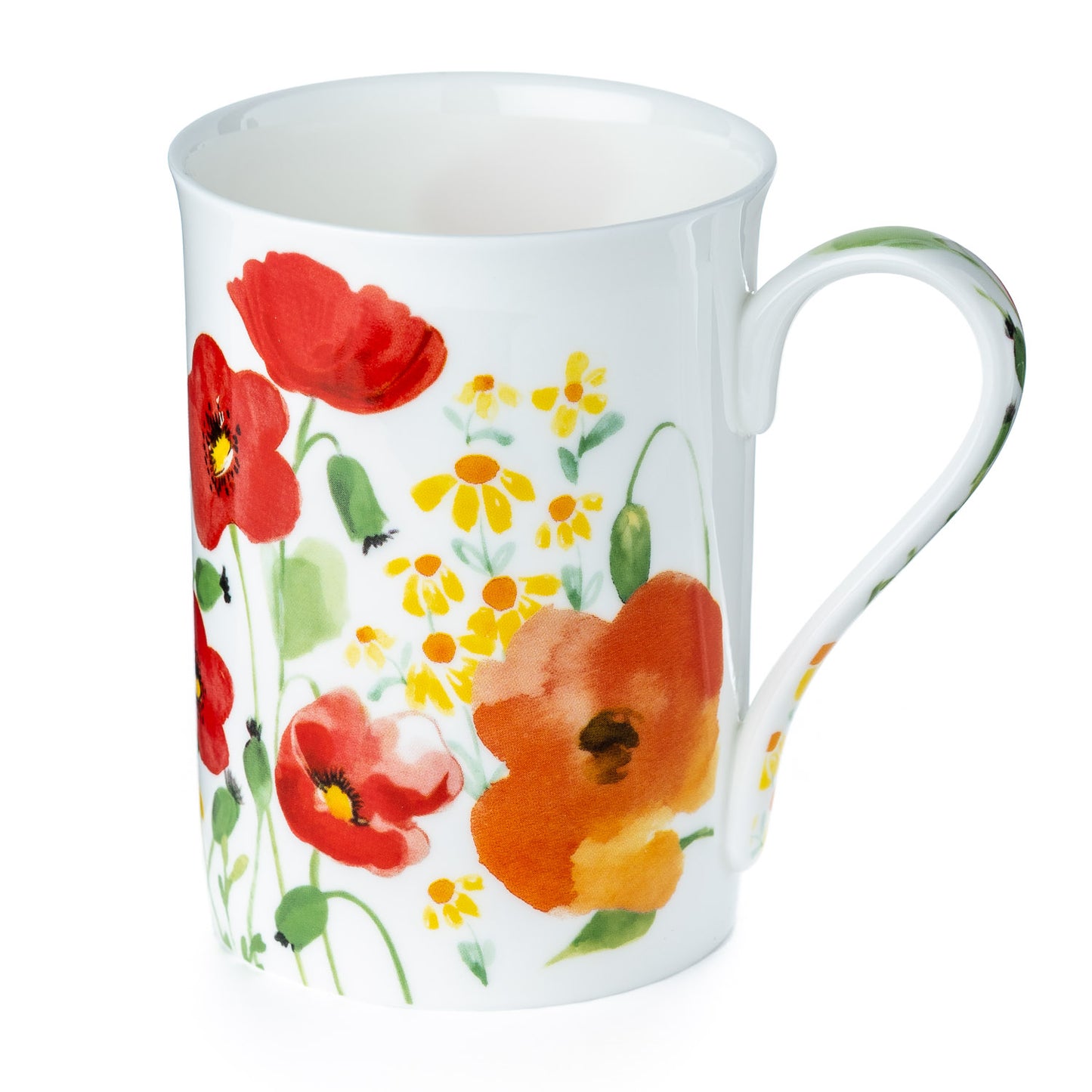 'Watercolors Red' Classico Mug
