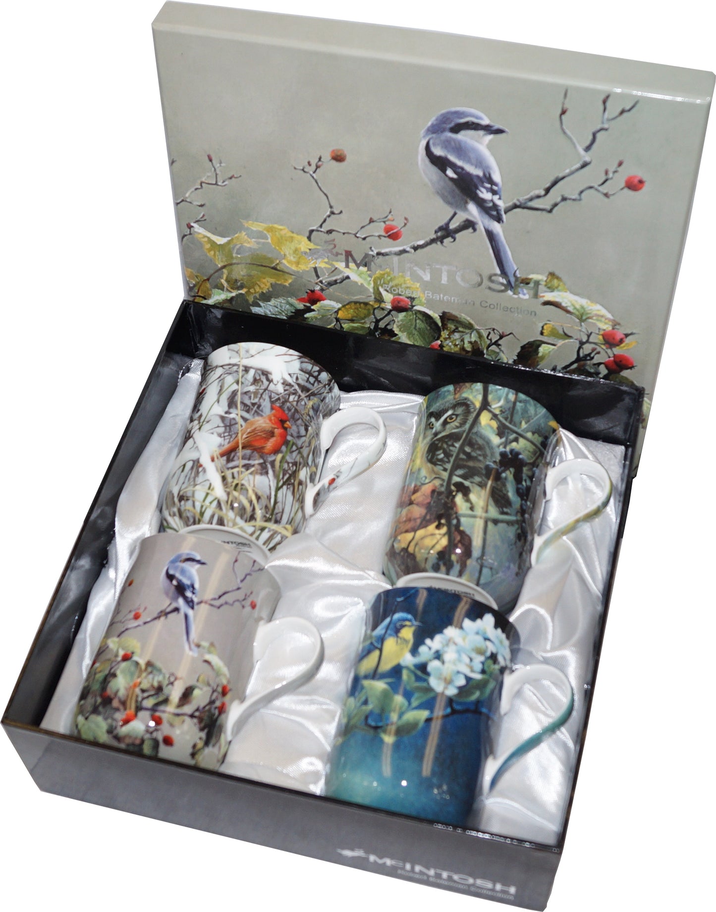 Bateman 'Birds' Set of 4 Mugs