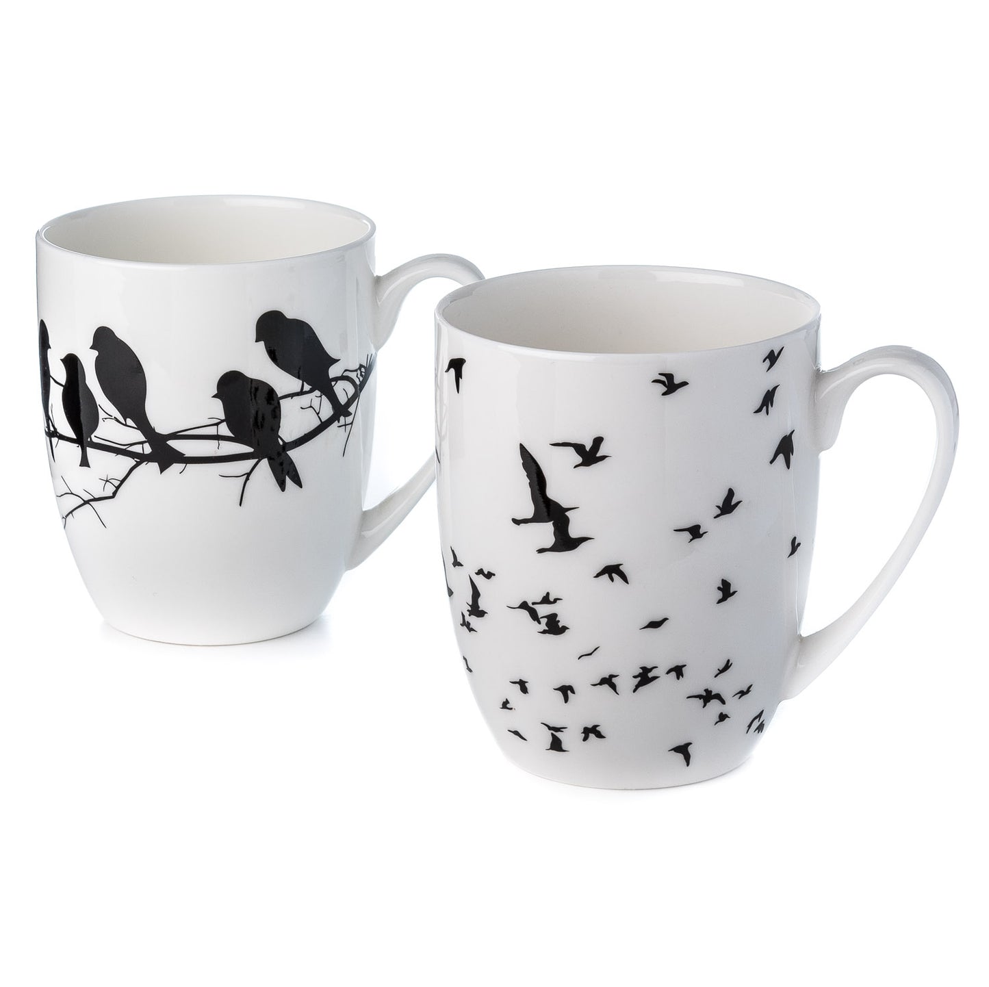 'Bird Silhouette' Mug Pair