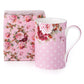 'Dots & Roses Pink' Classico Mug