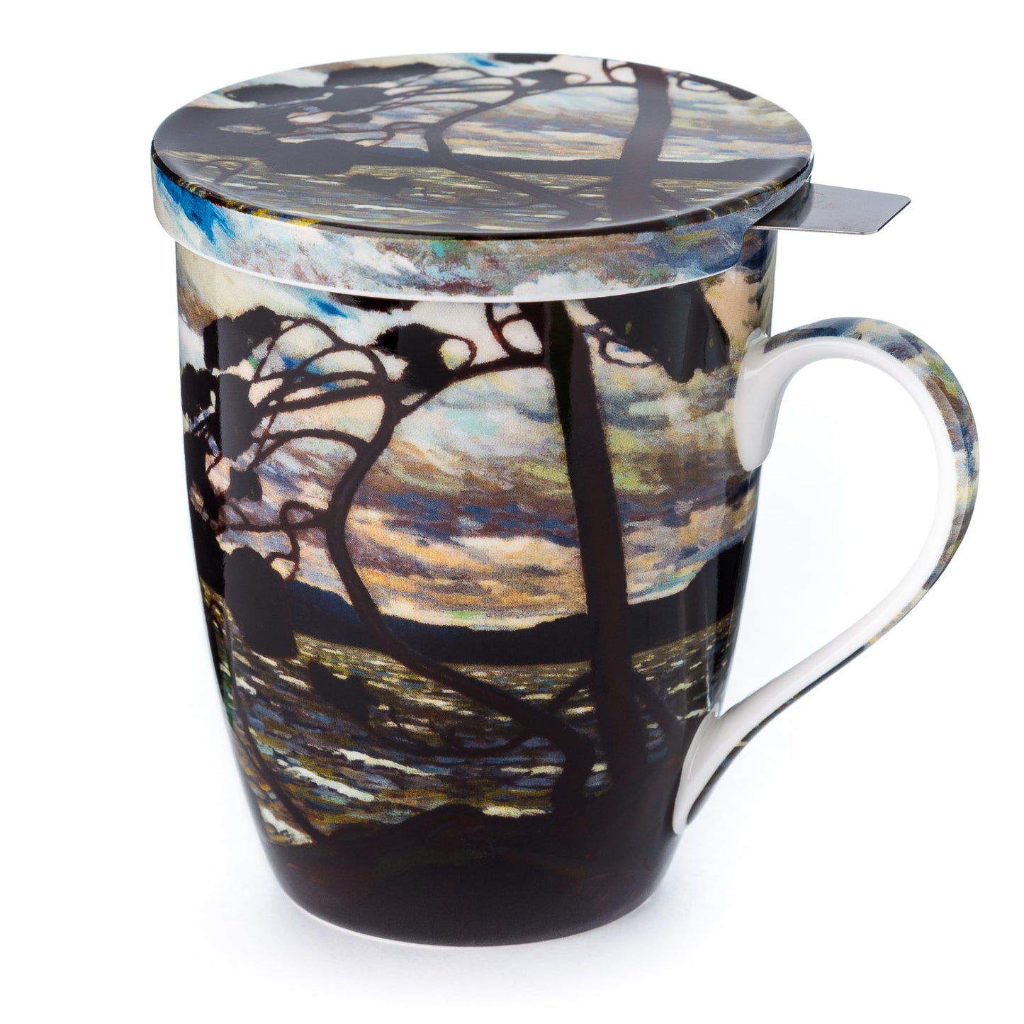 Thomson 'The West Wind' Tea Mug w/ Infuser & Lid