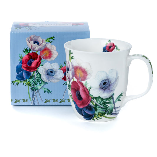 Botanical Flowers 'Anemone' Java Mug