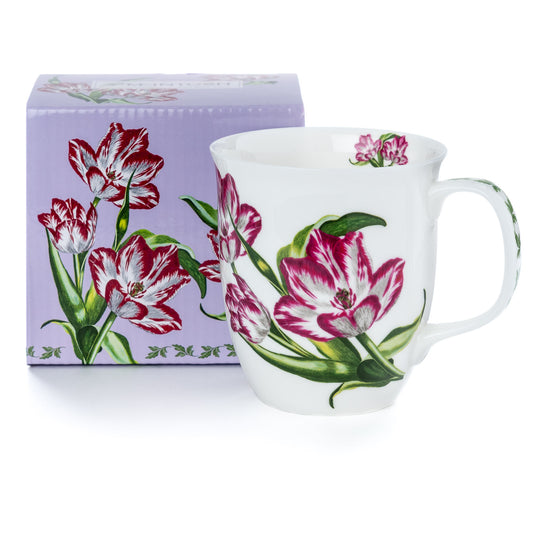 Botanical Flowers 'Blooming Tulips' Java Mug | NEW