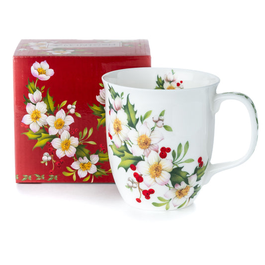 Botanical Flowers 'Festive Floral' Java Mug