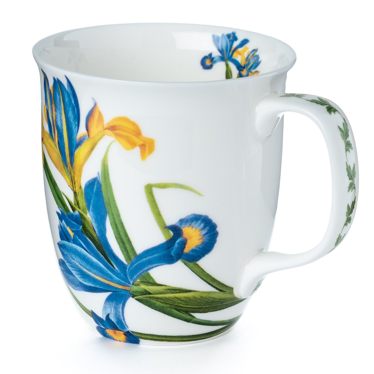 Botanical Flowers 'Garden Iris' Java Mug