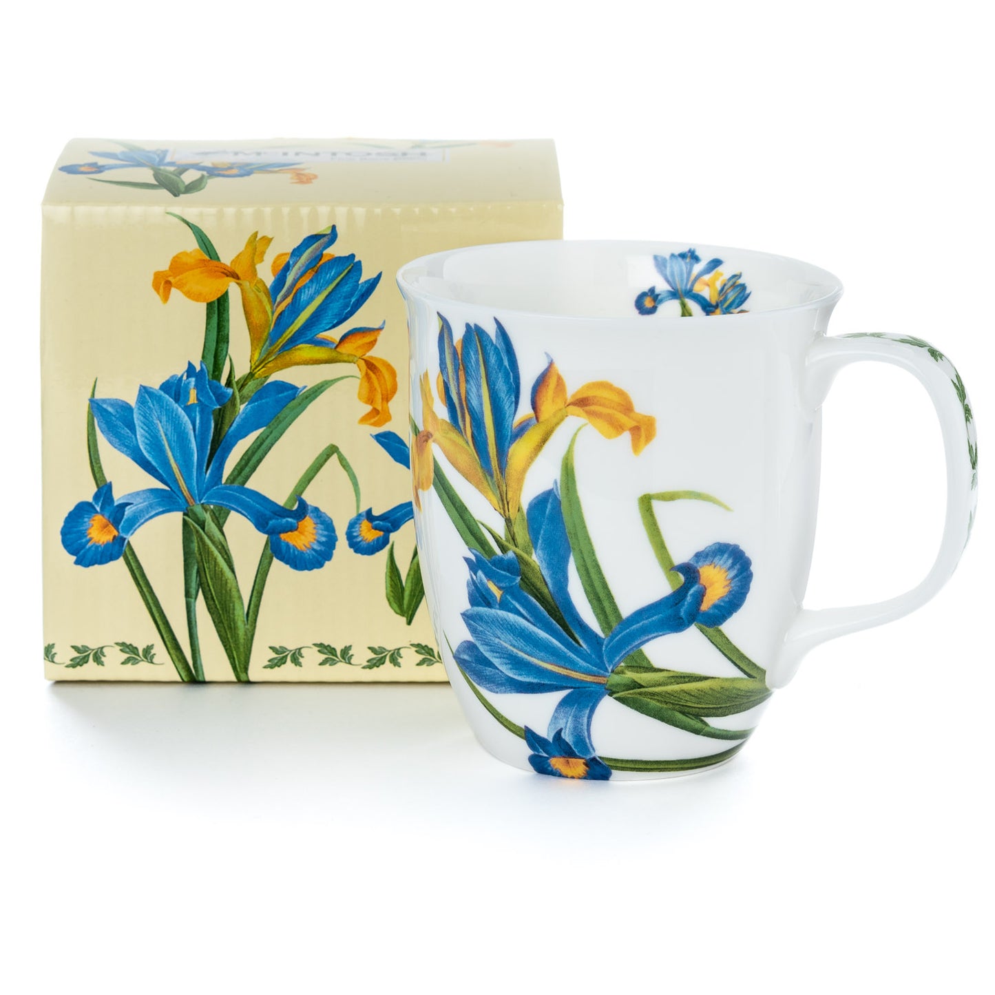 Botanical Flowers 'Garden Iris' Java Mug
