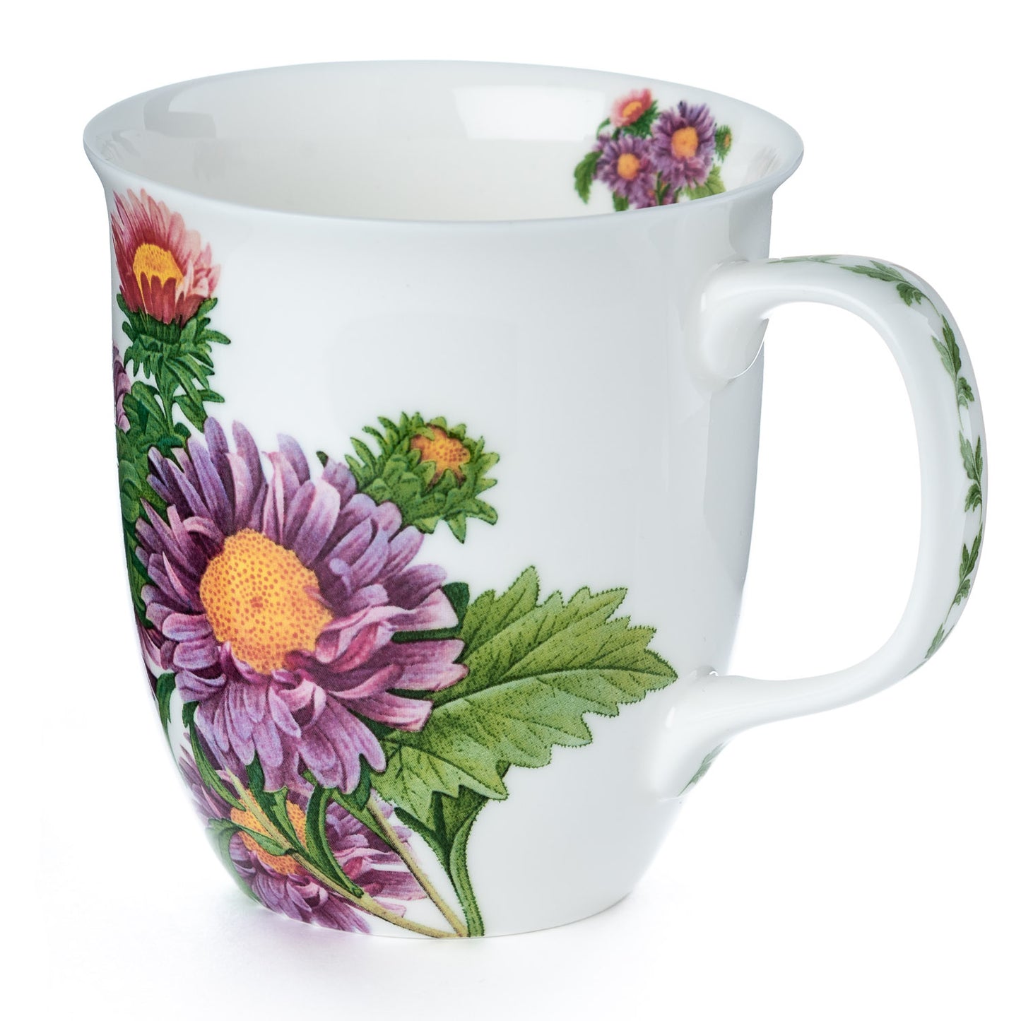 Botanical Flowers 'Michaelmas Daisy' Java Mug