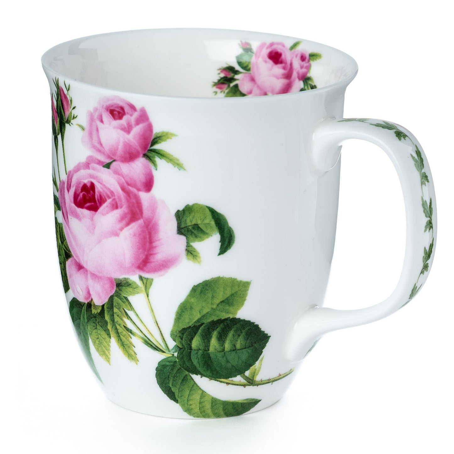 Botanical Flowers 'Pink Rose' Java Mug