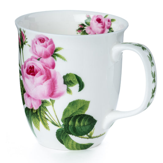 Botanical Flowers 'Pink Rose' Java Mug