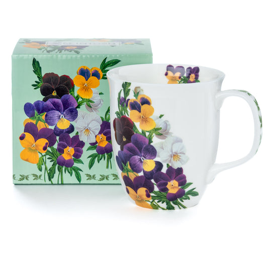 Botanical Flowers 'Viola' Java Mug