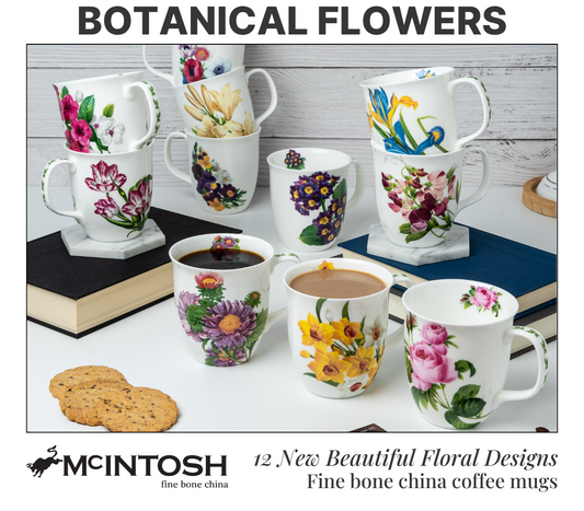 Botanical Flowers 24 Mug Pre-Pack Deal | SPECIAL