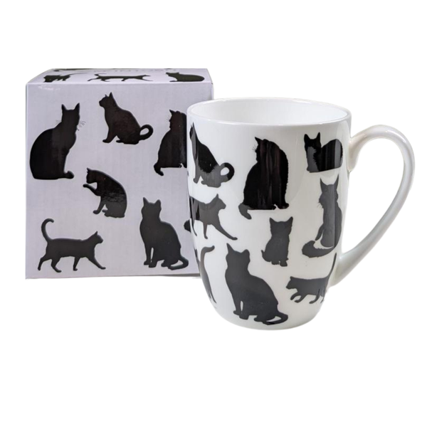 Cat Silhouette Latte Mug