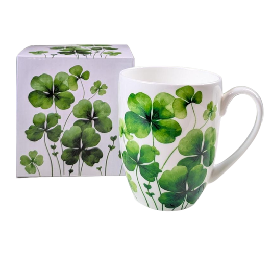 Four Leaf Clover Latte Mug
