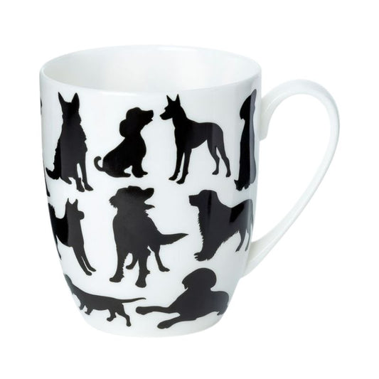 Dog Silhouette Latte Mug