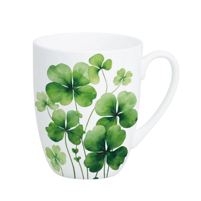 Four Leaf Clover Latte Mug