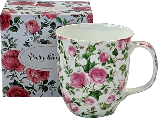 Chintz 'Pink Roses' Java Mug