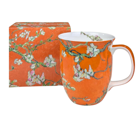Van Gogh 'Almond Blossom Orange' Java Mug