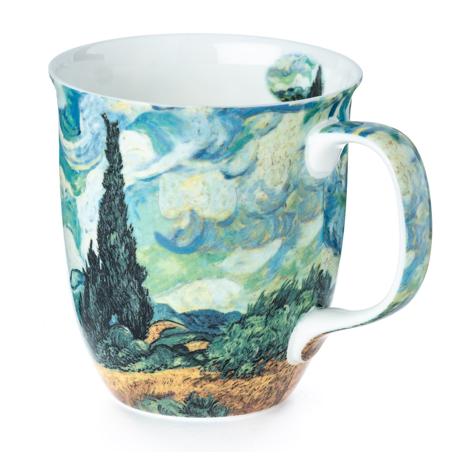 Van Gogh 'Wheatfields with Cypresses' Java Mug