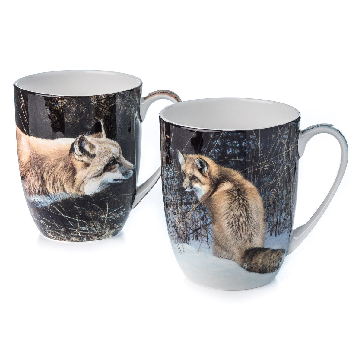 Bateman 'Foxes' Mug Pair
