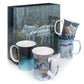 Bateman 'Wolves' Set of 4 Mugs