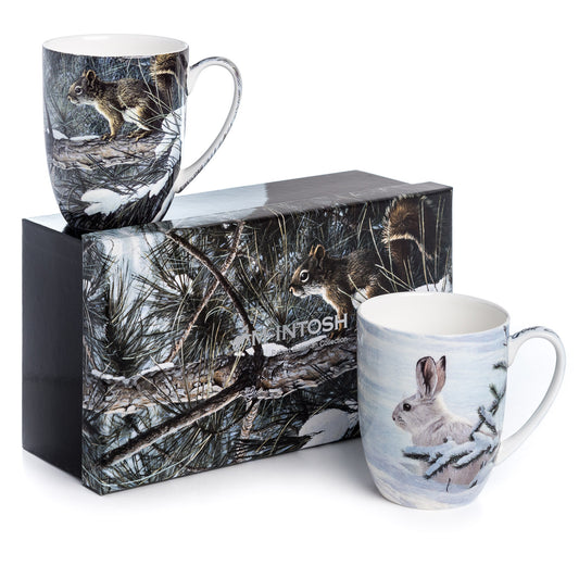 Bateman 'Woodland Animals' Mug Pair