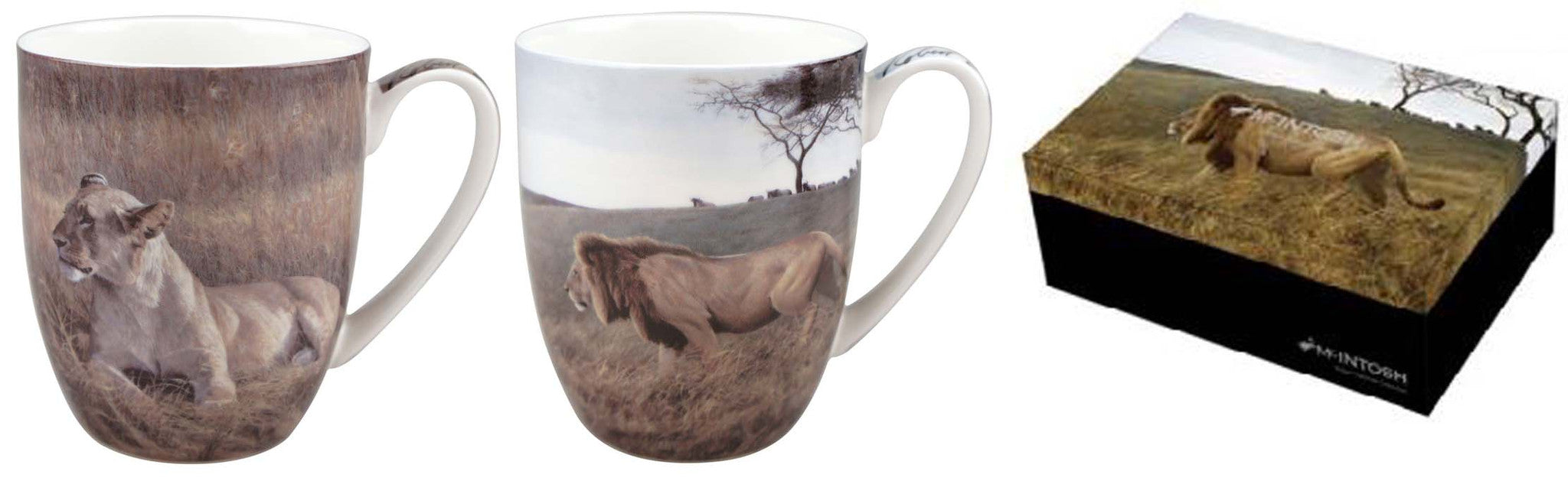 Bateman 'Lions' Mug Pair $17.95