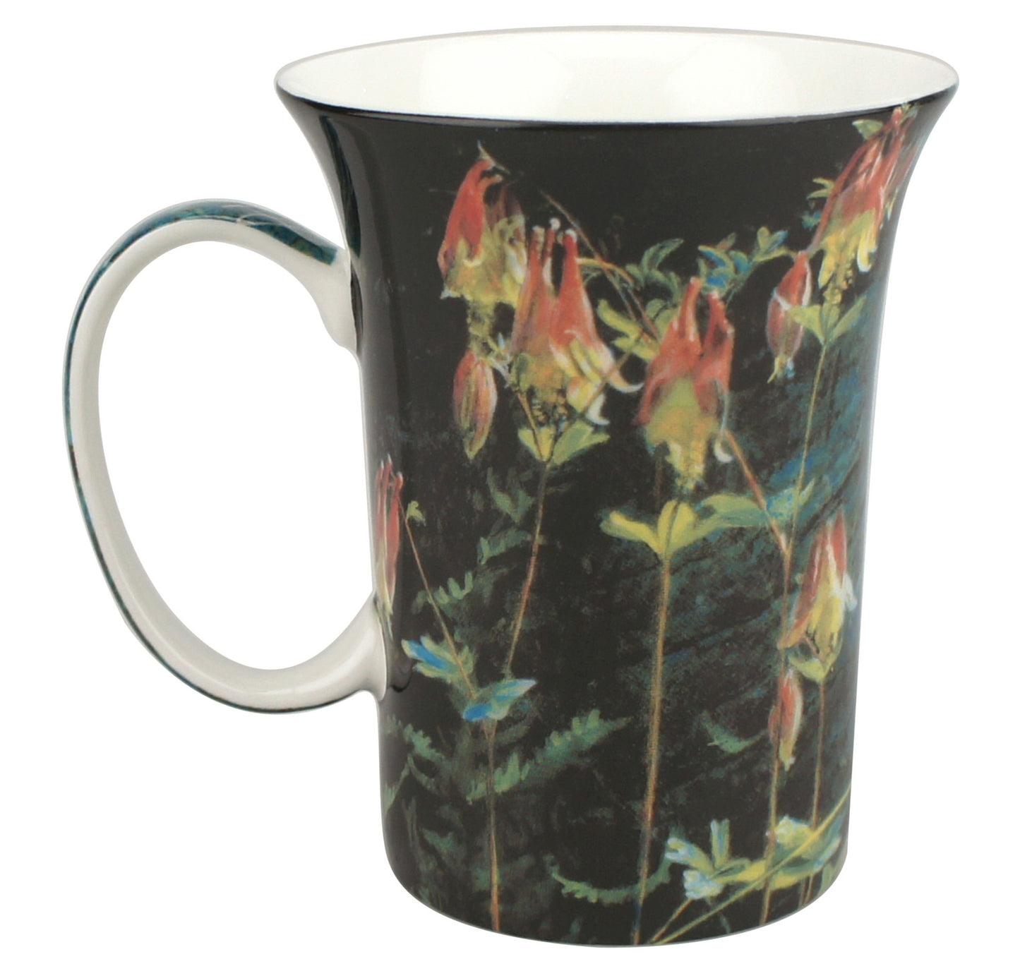 Bateman 'Ruby-Throat and Columbine' Crest Mug