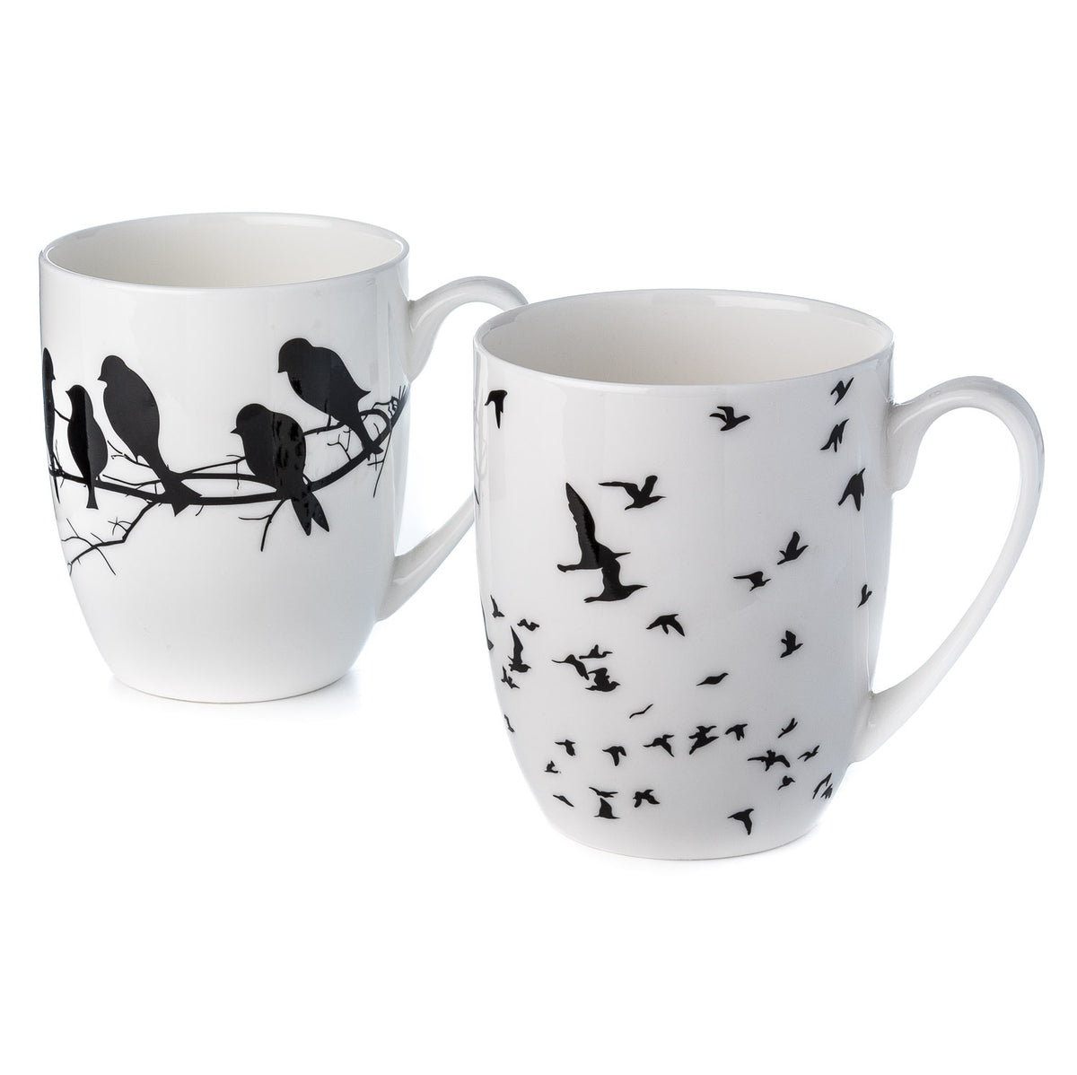'Bird Silhouette' Mug Pair