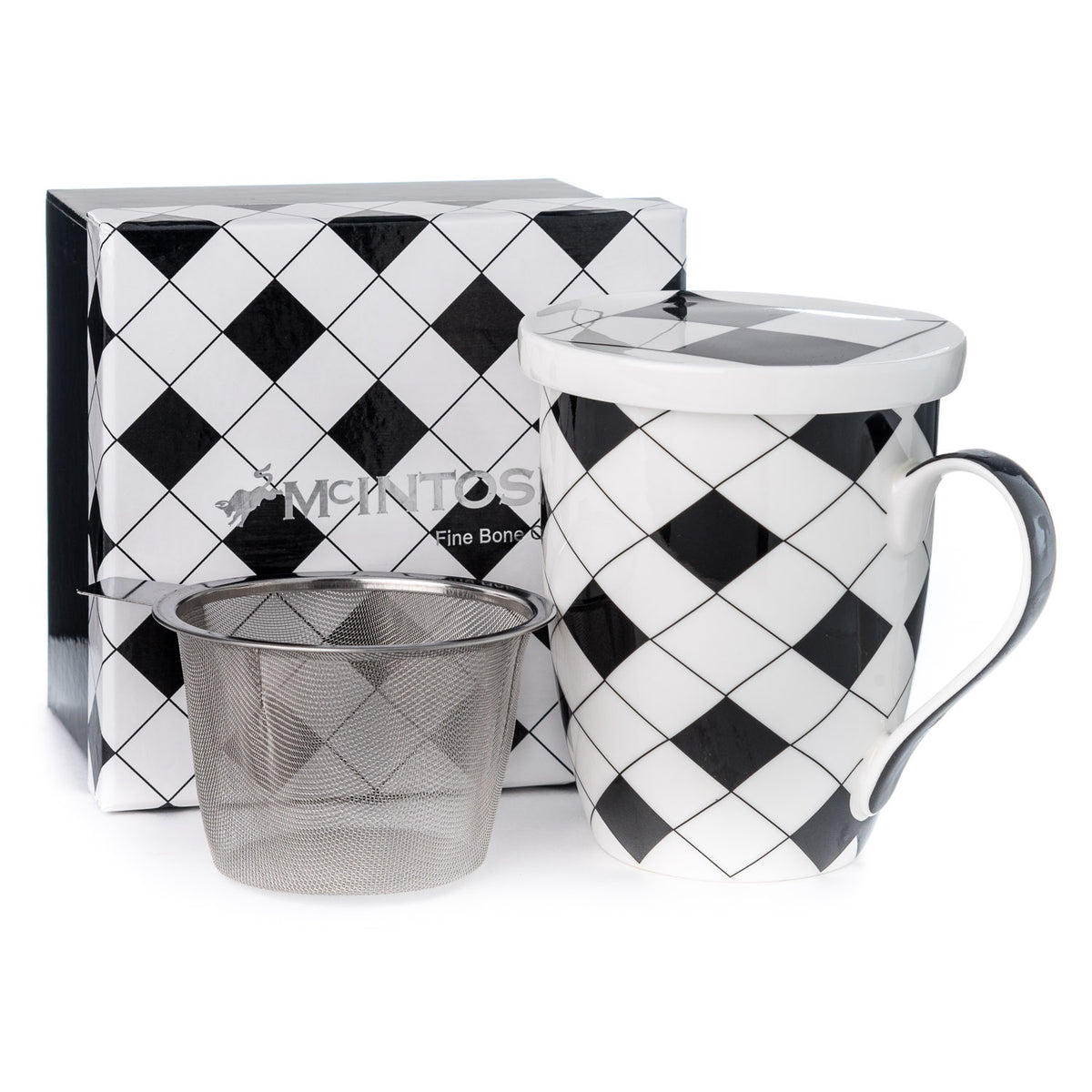'Criss Cross' Tea Mug