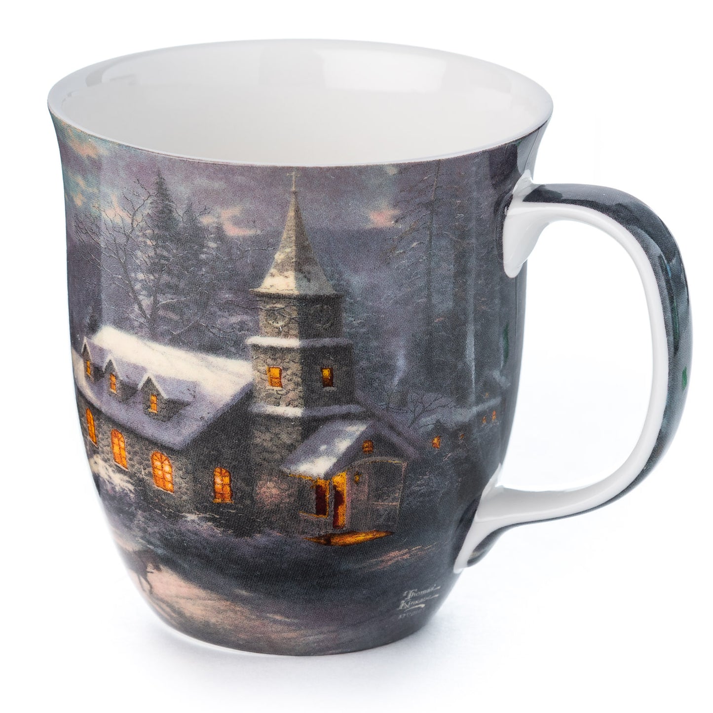 Kinkade 'Sunday Evening Sleigh' Ride Java Mug