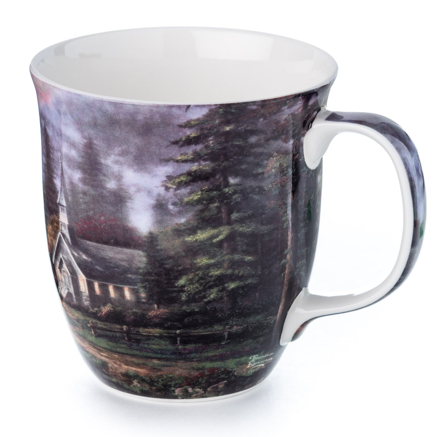 Kinkade 'Valley Chapel' Java Mug