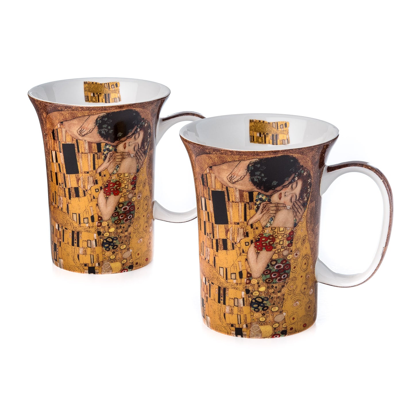 Klimt 'The Kiss' Mug Pair