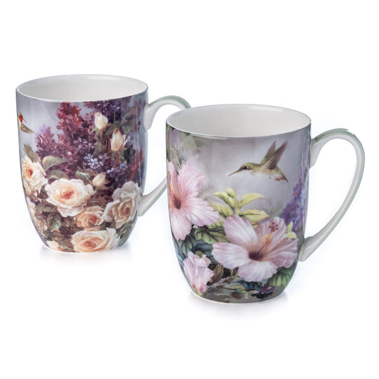 Lena Liu 'Hummingbirds' Mug Pair