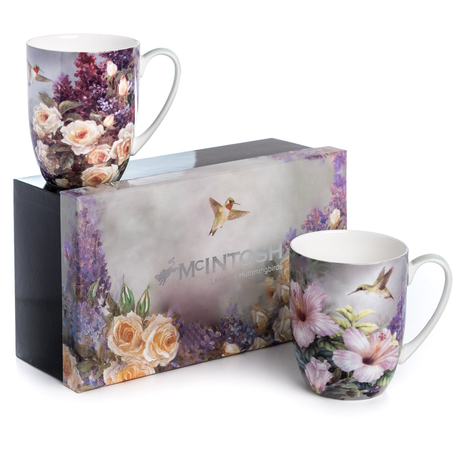 Lena Liu 'Hummingbirds' Mug Pair