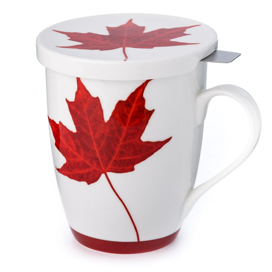 'Canada 'Tea Mug w/ Infuser & Lid