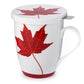 'Memories of Canada 'Tea Mug w/ Infuser & Lid