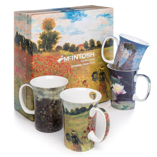 Monet set of 4 Mugs