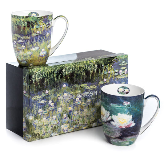 Monet 'Water Lilies' Mug Pair