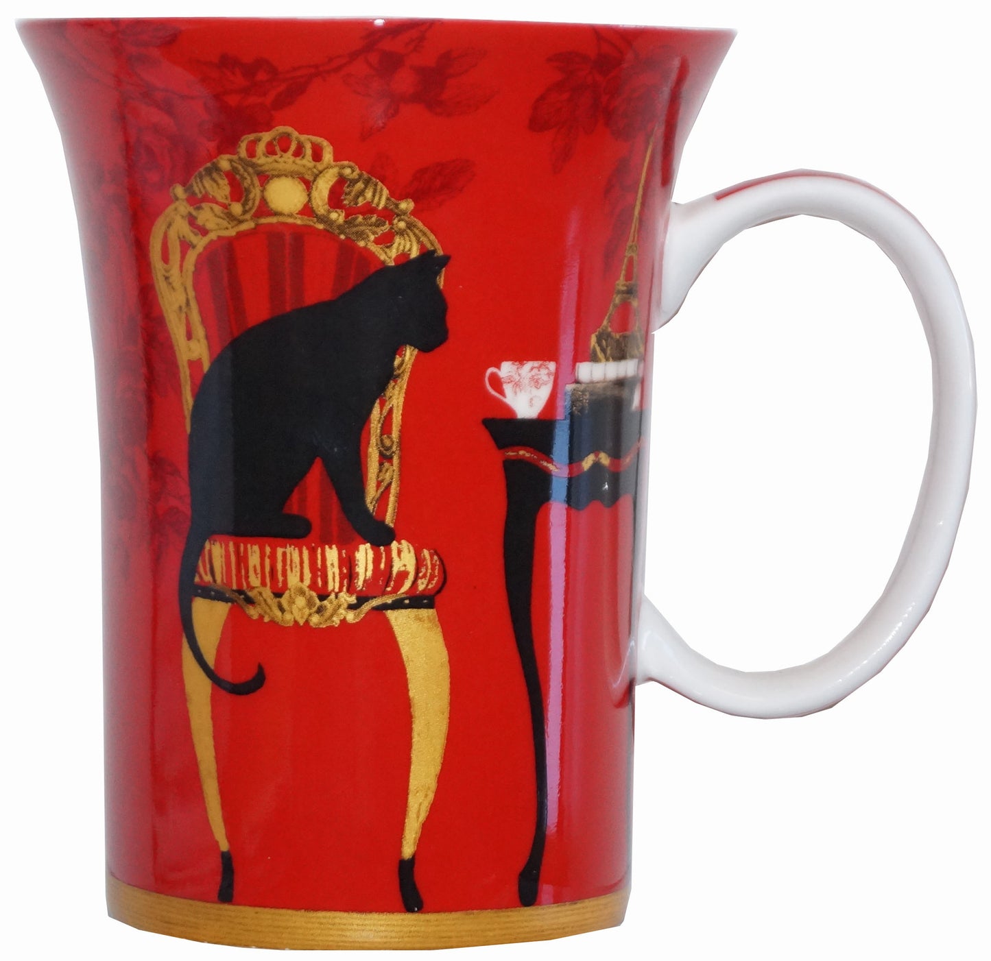 'Mystical & Curious Cats' Set of 4 Mugs