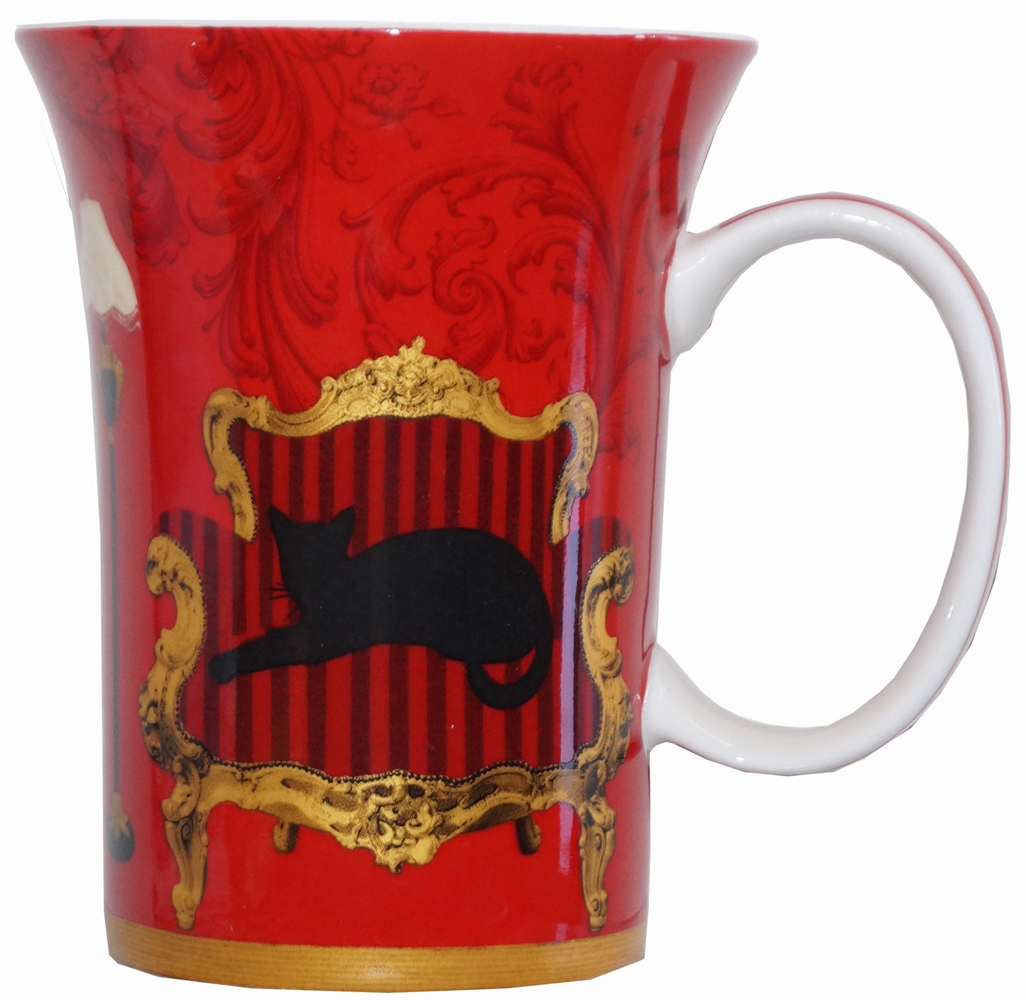 'Mystical & Curious Cats' Set of 4 Mugs