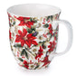 Pretty Chintzy 'Poinsettia' Java Mug