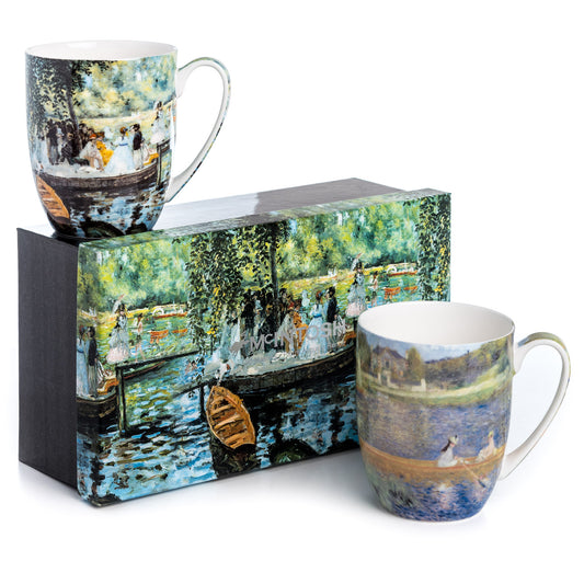 Renoir 'Boating Scenes' Mug Pair