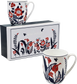 'Scandinavian Flowers' Mug Pair