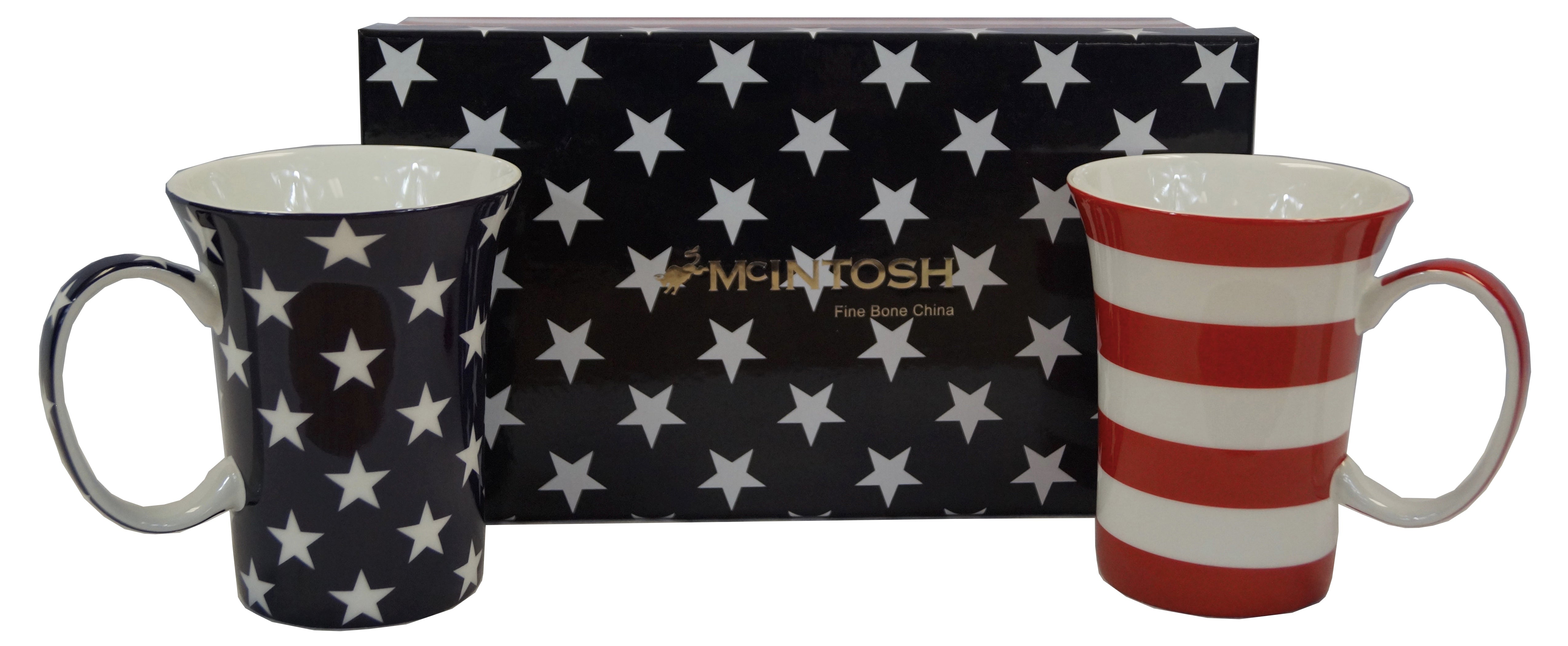 'Stars & Stripes' Mug Pair