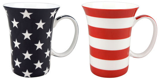 'Stars & Stripes' Mug Pair