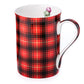 'Tartan & Thistle Red' Classico Mug
