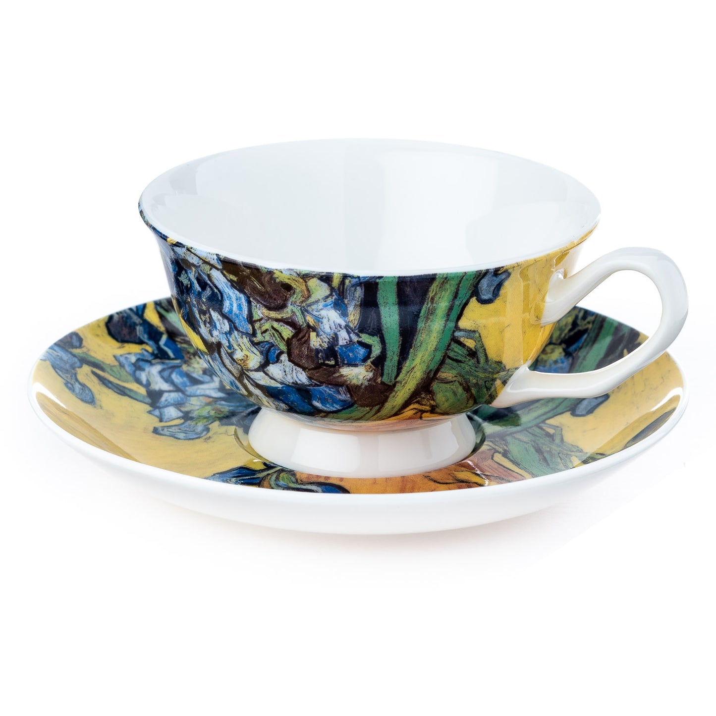 Van Gogh 'Irises' Cup & Saucer