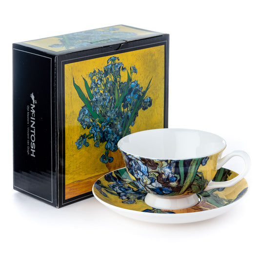 Van Gogh 'Irises' Cup & Saucer