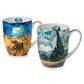 Van Gogh 'Wheatfields' Mug Pair