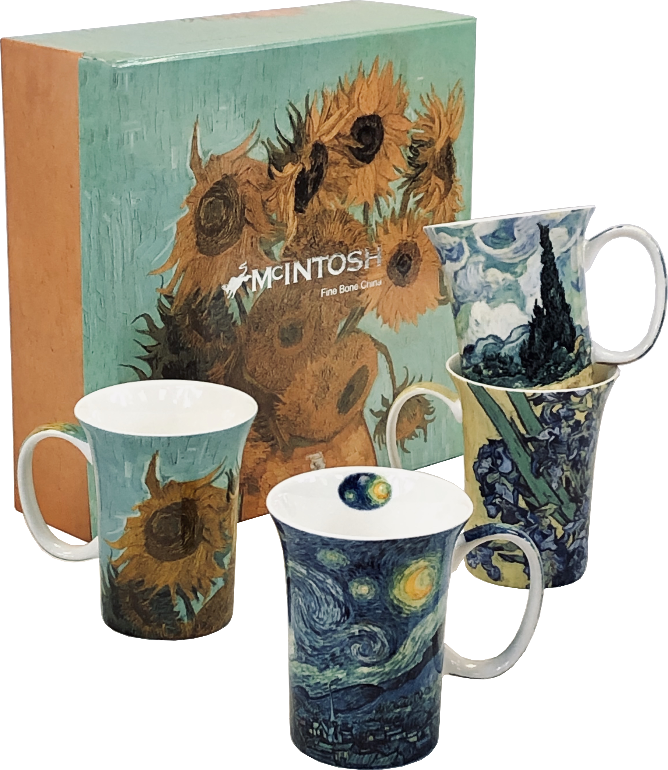 Van Gogh Set of 4 Mugs